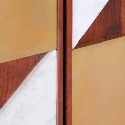 Red Living Buffet Aulnoy - Acacia massif / Métal - Acacia / Laiton -Meubles de salle à manger Soldes Magasin 1000359928 220621 070 DETAILS P000000001000359928