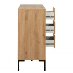 Loftscape Buffet Brochet II - Imitation chêne / Noir 25 Loftscape Buffet Brochet II - Imitation chêne / Noir -Meubles de salle à manger Soldes Magasin 1000363050 220704 035 DETAILS P000000001000363050