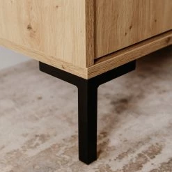 Loftscape Buffet Brochet II - Imitation chêne / Noir 30 Loftscape Buffet Brochet II - Imitation chêne / Noir -Meubles de salle à manger Soldes Magasin 1000363050 220704 040 DETAILS P000000001000363050