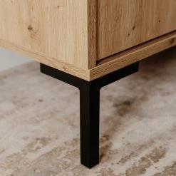 Loftscape Buffet Brochet I - Imitation chêne / Noir -Meubles de salle à manger Soldes Magasin 1000363057 220704 036 DETAILS P000000001000363057