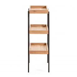 Red Living Étagère Beitbridge I - Acacia massif / Métal - Acacia / Noir -Meubles de salle à manger Soldes Magasin 1000363959 220714 035 DETAILS P000000001000363959