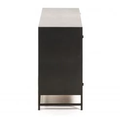 Red Living Buffet Kisumu - Cannage / Fer - Marron / Noir 23 Red Living Buffet Kisumu - Cannage / Fer - Marron / Noir -Meubles de salle à manger Soldes Magasin 1000363968 220714 045 DETAILS P000000001000363968