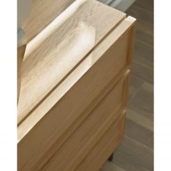 Red Living Buffet Tabora - Placage en bois véritable - Chêne -Meubles de salle à manger Soldes Magasin 1000363989 220714 050 DETAILS P000000001000363989