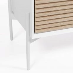 Norrwood Buffet haut Maredale - Partiellement en frêne massif - Frêne / Blanc -Meubles de salle à manger Soldes Magasin 1000363992 220714 040 DETAILS P000000001000363992