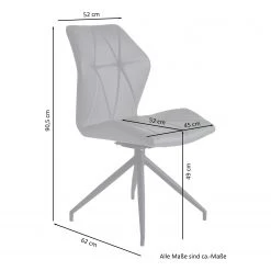 Loftscape Chaises capitonnées Frontera (lot de 2) - Noir -Meubles de salle à manger Soldes Magasin 1000363993 220728 500 SKETCH DETAILS P000000001000363993 sketch