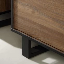 Red Living Buffet Trylith II - Imitation chêne rustique / Noir -Meubles de salle à manger Soldes Magasin 1000364623 220719 065 DETAILS P000000001000364623