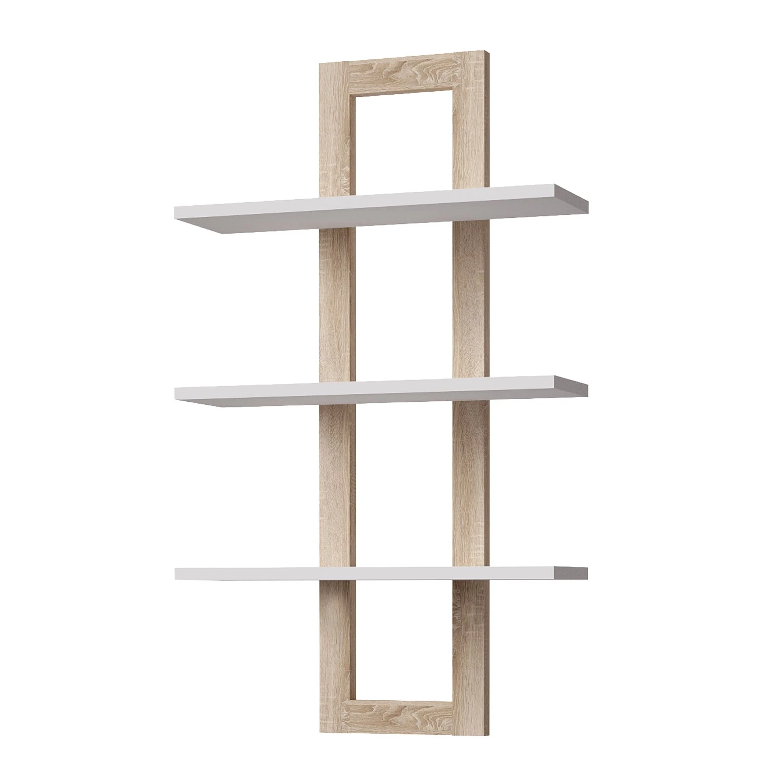 Loftscape Étagère murale Thurles - Imitation chêne Sonoma / Blanc 1 Loftscape Étagère murale Thurles - Imitation chêne Sonoma / Blanc