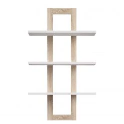 Loftscape Étagère murale Thurles - Imitation chêne Sonoma / Blanc 6 Loftscape Étagère murale Thurles - Imitation chêne Sonoma / Blanc -Meubles de salle à manger Soldes Magasin 1000364875 220722 030 DETAILS P000000001000364875