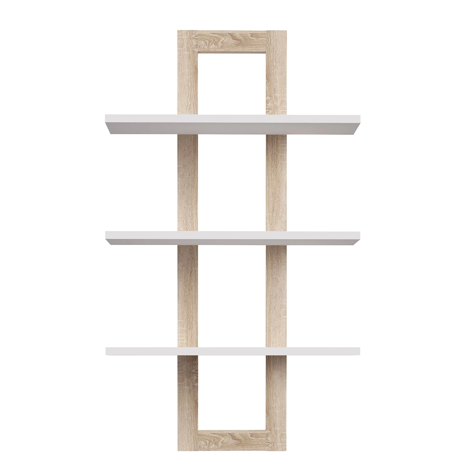 Loftscape Étagère murale Thurles - Imitation chêne Sonoma / Blanc 3 Loftscape Étagère murale Thurles - Imitation chêne Sonoma / Blanc – Image 3