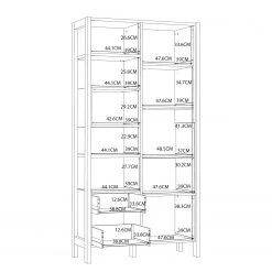 Loftscape Armoire Thurles - Imitation chêne Sonoma / Blanc 15 Loftscape Armoire Thurles - Imitation chêne Sonoma / Blanc -Meubles de salle à manger Soldes Magasin 1000364901 220722 501 SKETCH DETAILS P000000001000364901 sketch