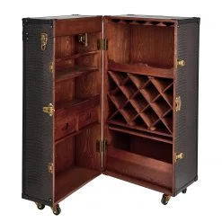 Butlers Armoire bar HEMINGWAY - Frêne massif / Polyuréthane - Marron -Meubles de salle à manger Soldes Magasin 1000365668 220728 030 DETAILS P000000001000365668