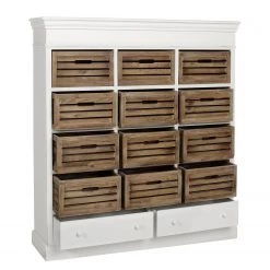 Butlers Étagère CAMPAGNE - Plaqué paulownia - Blanc -Meubles de salle à manger Soldes Magasin 1000365698 220728 030 DETAILS P000000001000365698