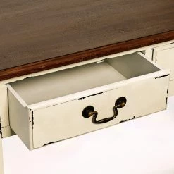 Butlers Console CABOTT COVE - Placage frêne - Crème / Naturel -Meubles de salle à manger Soldes Magasin 1000365706 220728 065 DETAILS P000000001000365706