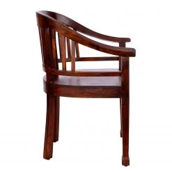 Butlers Chaise HOPKINS - Acacia / Manguier - Marron foncé -Meubles de salle à manger Soldes Magasin 1000365707 220728 040 DETAILS P000000001000365707