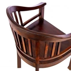 Butlers Chaise HOPKINS - Acacia / Manguier - Marron foncé -Meubles de salle à manger Soldes Magasin 1000365707 220728 070 DETAILS P000000001000365707