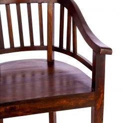 Butlers Chaise HOPKINS - Acacia / Manguier - Marron foncé -Meubles de salle à manger Soldes Magasin 1000365707 220728 080 DETAILS P000000001000365707