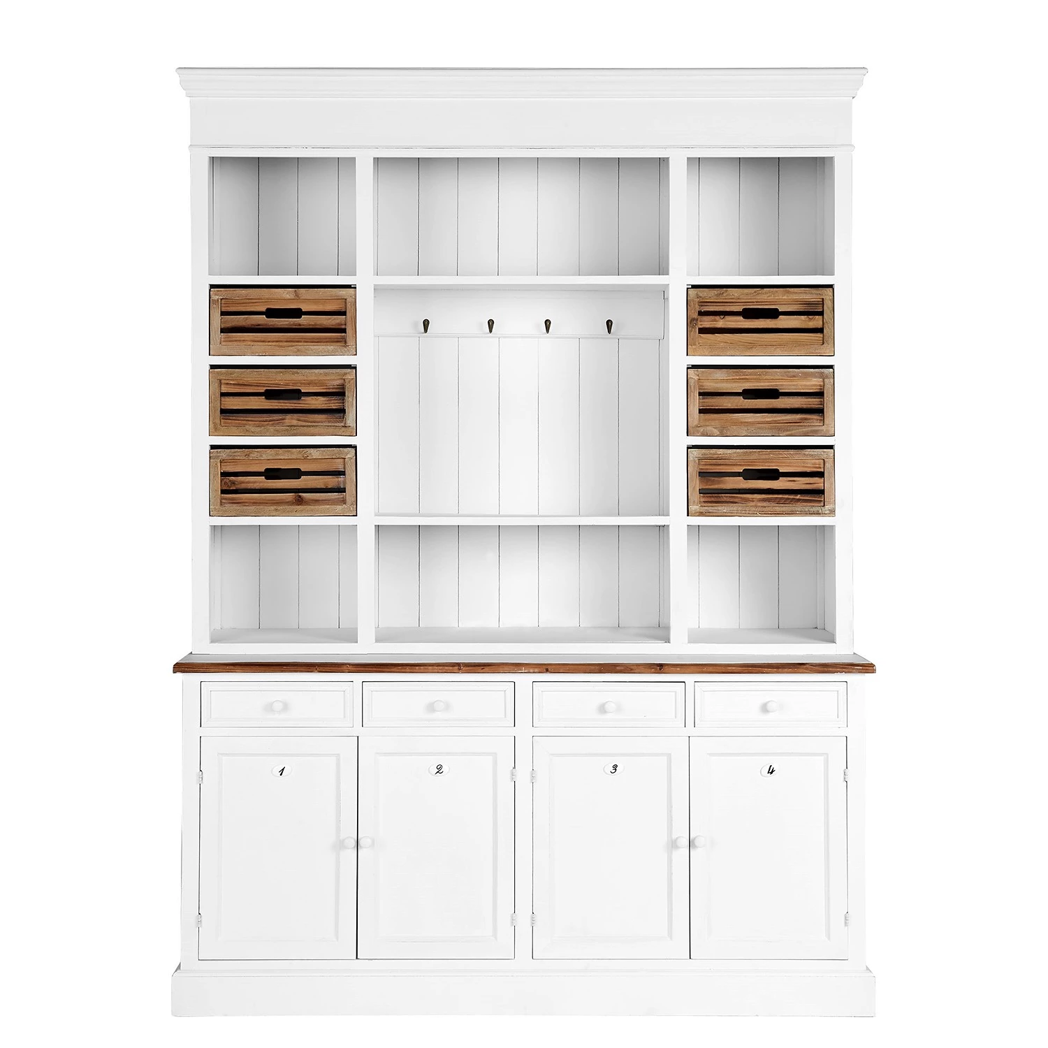 Butlers Buffet CAMPAGNE - Plaqué paulownia - Blanc 9 Butlers Buffet CAMPAGNE - Plaqué paulownia - Blanc – Image 9