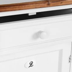 Butlers Buffet CAMPAGNE - Plaqué paulownia - Blanc 31 Butlers Buffet CAMPAGNE - Plaqué paulownia - Blanc -Meubles de salle à manger Soldes Magasin 1000365764 220728 055 DETAILS P000000001000365764