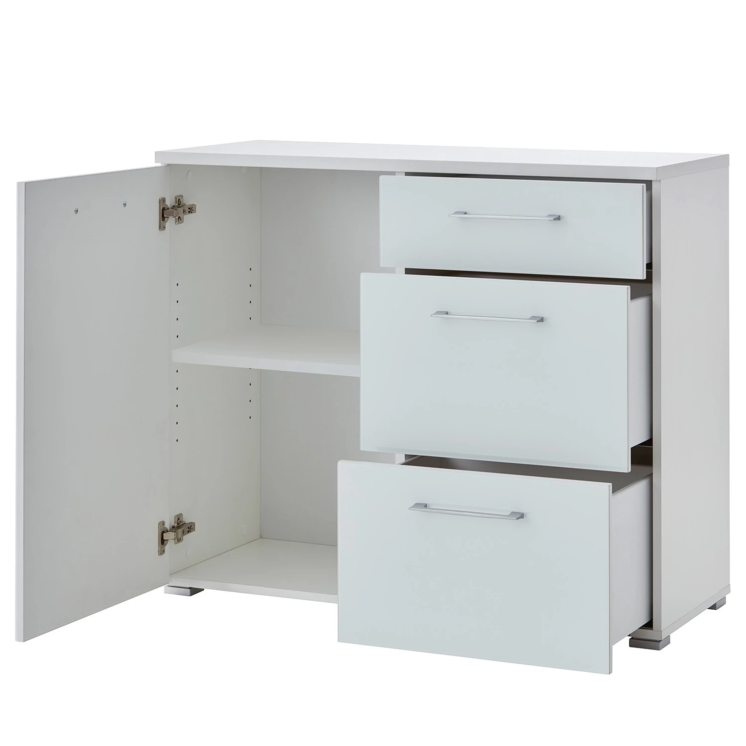 Germania Buffet Campo II - Verre - Blanc 3 Germania Buffet Campo II - Verre - Blanc – Image 3