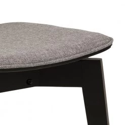 Loftscape Chaises Rigby II (lot de 2) - Tissu / Hévéa massif - Gris / Noir -Meubles de salle à manger Soldes Magasin 6d473dc01a584b2ea1e2c156b16df86a