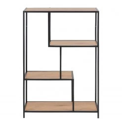 Red Living Étagère Coogee I - Imitation chêne / Noir - Hauteur : 114 cm -Meubles de salle à manger Soldes Magasin actona 02 11 2017 wohnen 114 cm 5006844