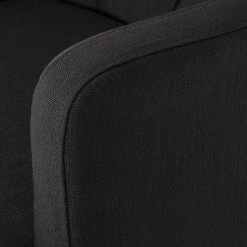 Maison Belfort Chaise à accoudoirs Austin - Tissu Kyra: Gris foncé -Meubles de salle à manger Soldes Magasin armlehnstuhl austin webstoff eiche massiv dunkelgrau 4191752