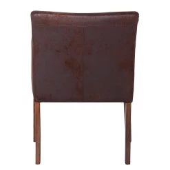 Maison Belfort Chaise à accoudoirs Lincoln II - Marron -Meubles de salle à manger Soldes Magasin armlehnstuhl lincoln kunstleder braun birke hellbraun 622758