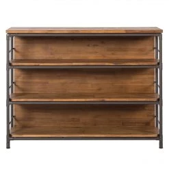 Ars manufacti Bar Atelier - Acacia partiellement massif / Métal - Acacia / Anthracite -Meubles de salle à manger Soldes Magasin bar atelier akazie teilmassiv 1832710