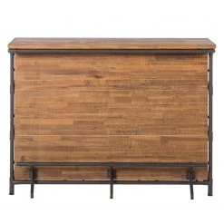 Ars manufacti Bar Atelier - Acacia partiellement massif / Métal - Acacia / Anthracite -Meubles de salle à manger Soldes Magasin bar atelier akazie teilmassiv 1832718