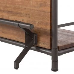 Ars manufacti Bar Atelier - Acacia partiellement massif / Métal - Acacia / Anthracite -Meubles de salle à manger Soldes Magasin bar atelier akazie teilmassiv 1832730