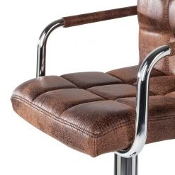 Fredriks Chaise de bar Fitzgerald - Marron vieilli / Chrome - 1 chaise 16 Fredriks Chaise de bar Fitzgerald - Marron vieilli / Chrome - 1 chaise -Meubles de salle à manger Soldes Magasin barhocker fitzgerald ii kunstleder antikbraun chrom 4546492