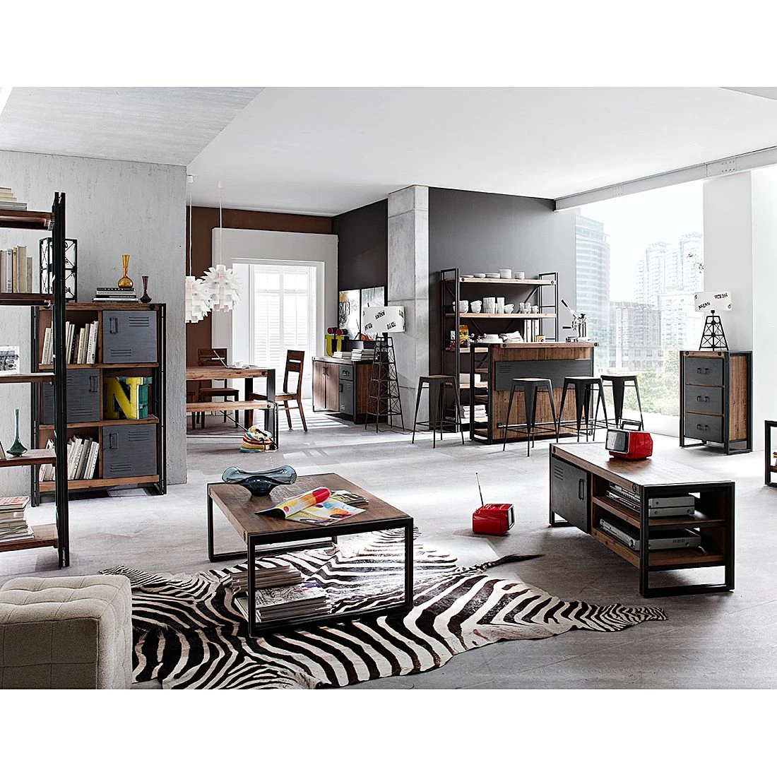 Ars manufacti Tabourets de bar Manchester (lot de 2) - Acacia massif / Métal - Acacia / Anthracite 3 Ars manufacti Tabourets de bar Manchester (lot de 2) - Acacia massif / Métal - Acacia / Anthracite – Image 3