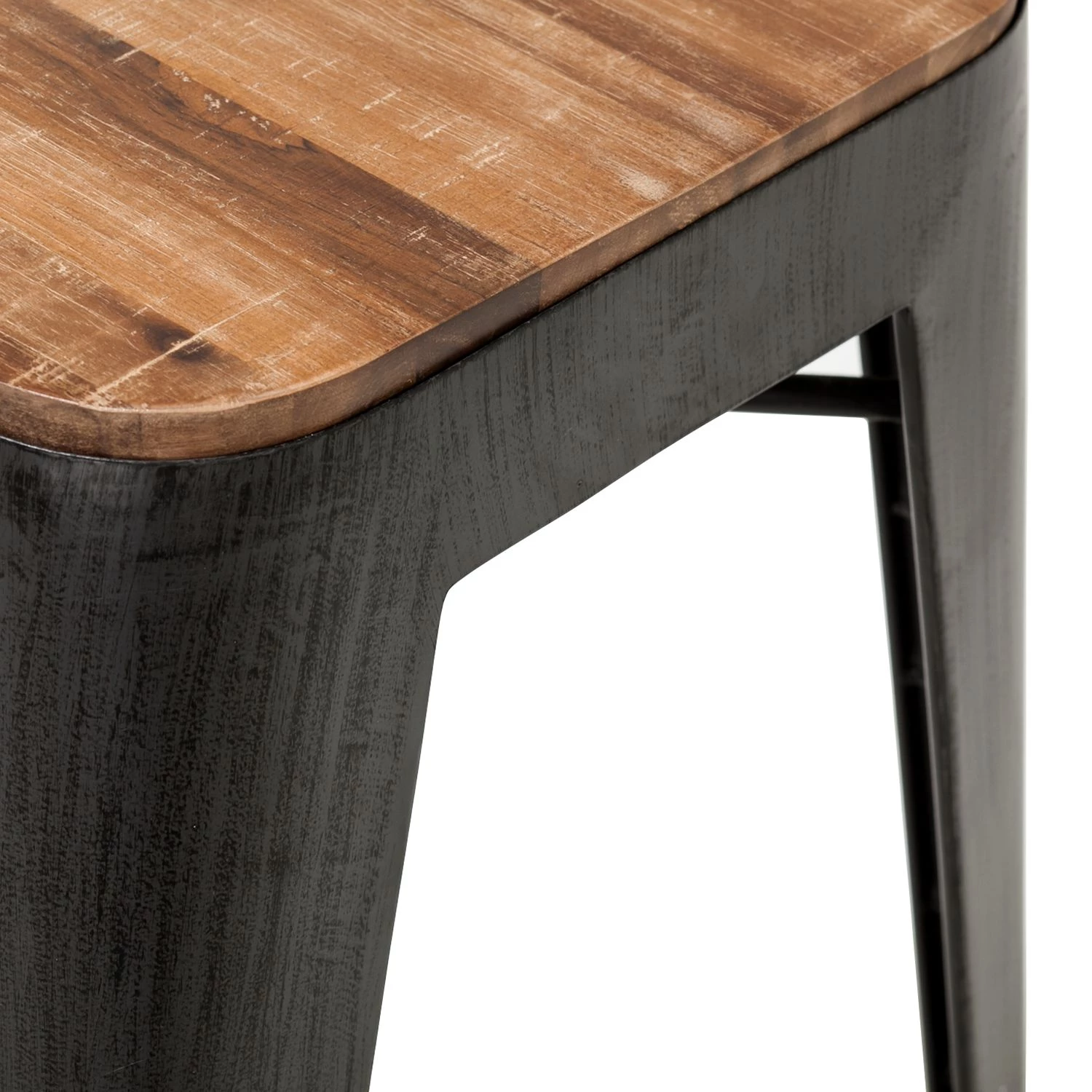 Ars manufacti Tabourets de bar Manchester (lot de 2) - Acacia massif / Métal - Acacia / Anthracite 7 Ars manufacti Tabourets de bar Manchester (lot de 2) - Acacia massif / Métal - Acacia / Anthracite – Image 7