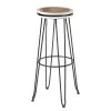 Ars manufacti Tabouret de bar Murau - Noir