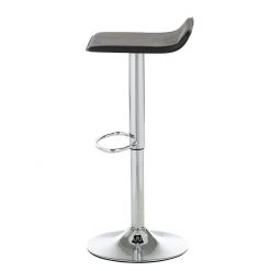 Mooved Tabourets de bar Soraia (lot de 2) - Noir / Chrome -Meubles de salle à manger Soldes Magasin barhocker soraia 2er set kunstleder schwarz chrom 4547408