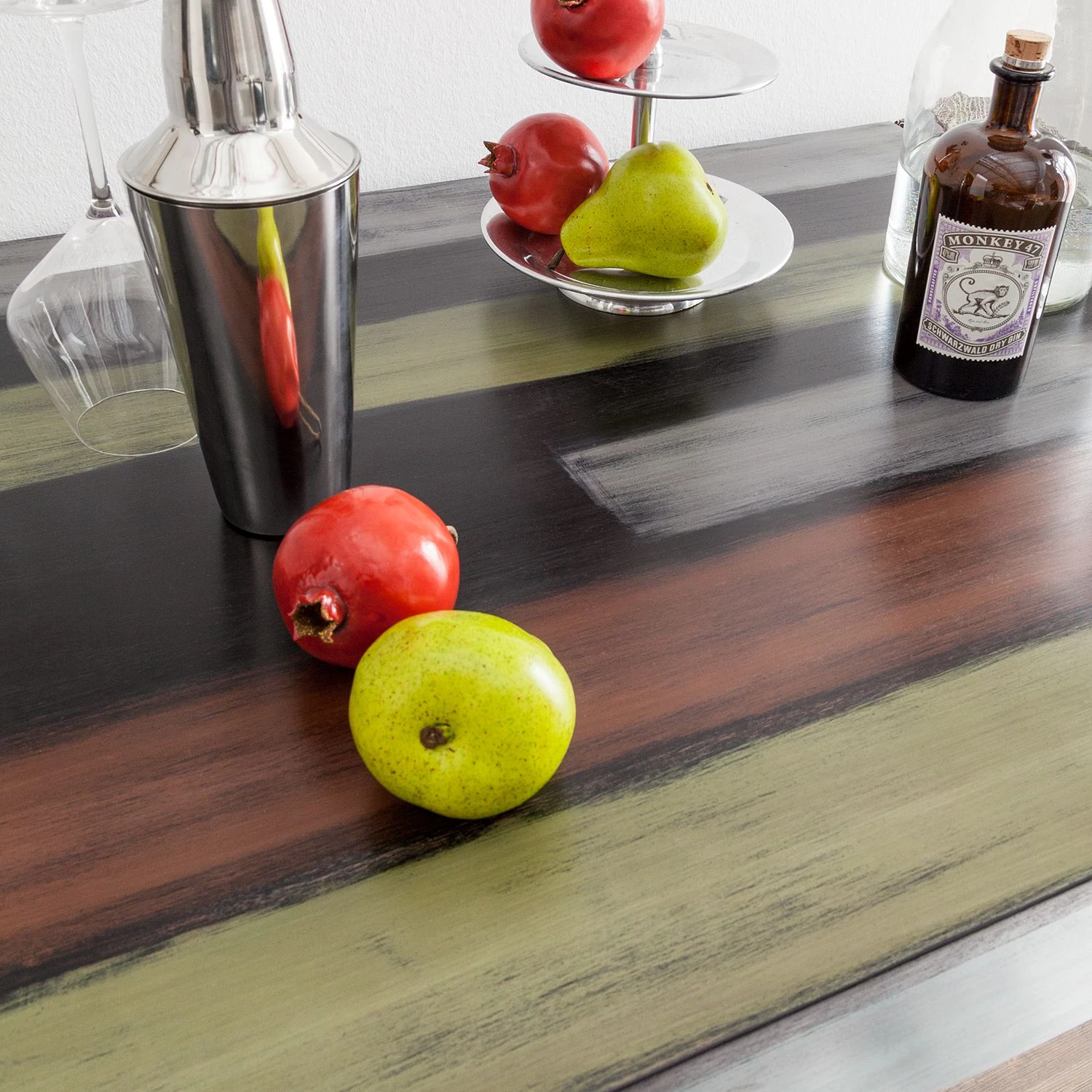 Wolf-Möbel Ensemble de bar Goa (3 éléments) - Acacia / Manguier partiellement massif - Multicolore 5 Wolf-Möbel Ensemble de bar Goa (3 éléments) - Acacia / Manguier partiellement massif - Multicolore – Image 5