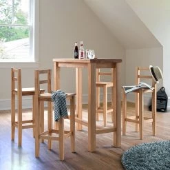 Ars Natura Chaise de bar Frizz - Duramen de hêtre massif - Huilé 12 Ars Natura Chaise de bar Frizz - Duramen de hêtre massif - Huilé -Meubles de salle à manger Soldes Magasin barstuhl frizz kernbuche 290555