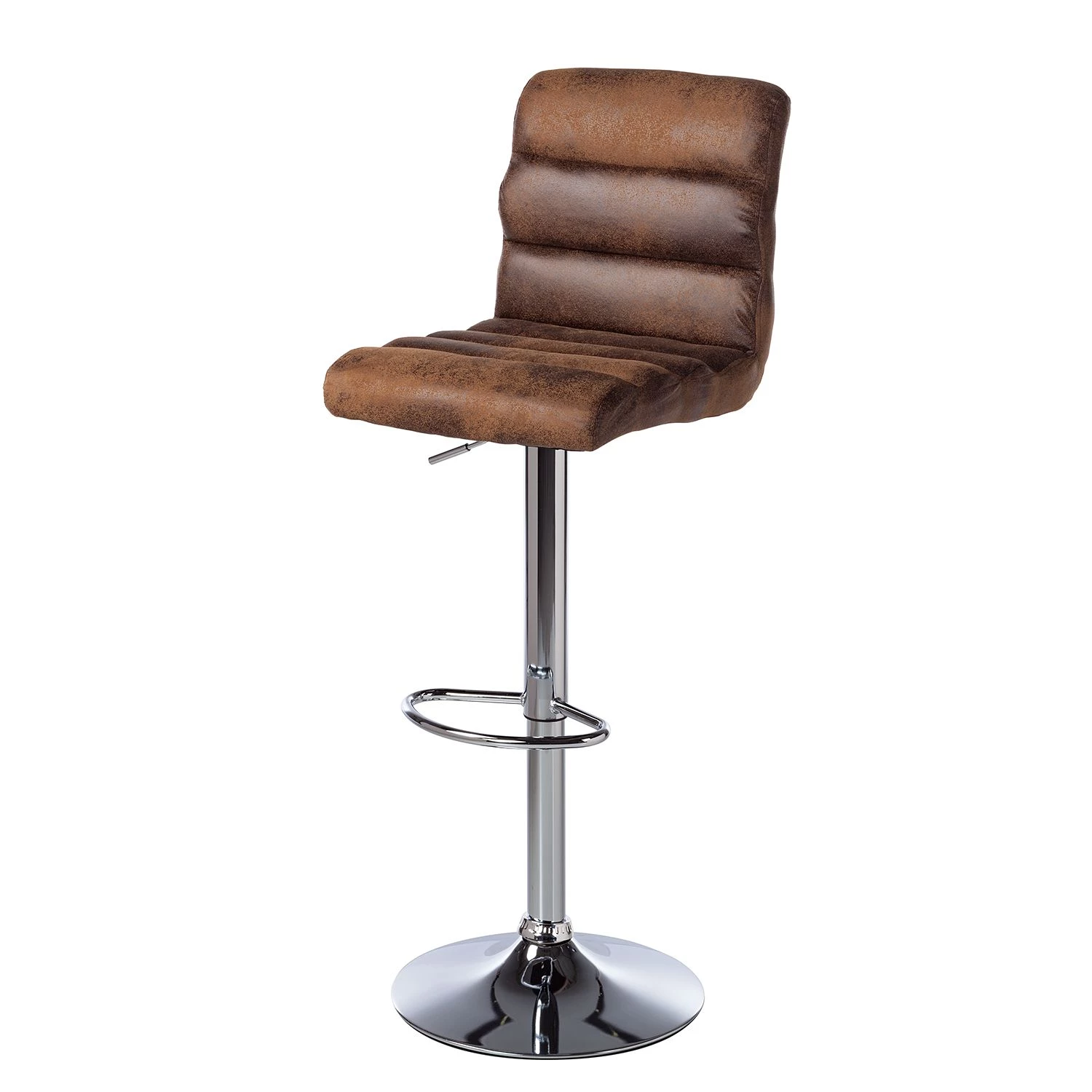 Fredriks Chaise de bar Kamloops - Marron vintage - 1 chaise 1 Fredriks Chaise de bar Kamloops - Marron vintage - 1 chaise