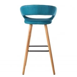 Mørteens Chaises de bar Volda (lot de 2) - Bleu pétrole 17 Mørteens Chaises de bar Volda (lot de 2) - Bleu pétrole -Meubles de salle à manger Soldes Magasin barstuhl volda 2er set webstoff eiche massiv petrol 4017380