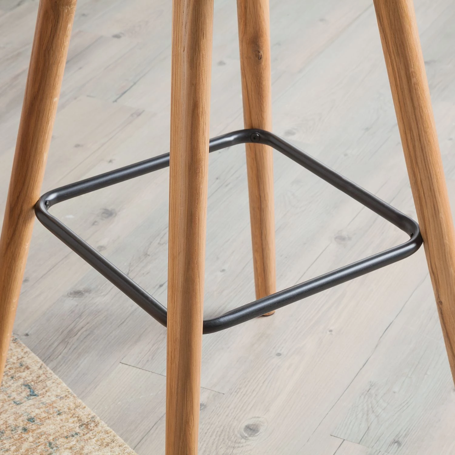 Mørteens Chaises de bar Volda (lot de 2) - Bleu pétrole 10 Mørteens Chaises de bar Volda (lot de 2) - Bleu pétrole – Image 10