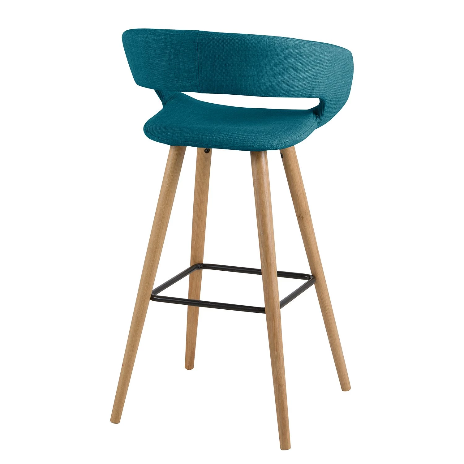 Mørteens Chaises de bar Volda (lot de 2) - Bleu pétrole 6 Mørteens Chaises de bar Volda (lot de 2) - Bleu pétrole – Image 6