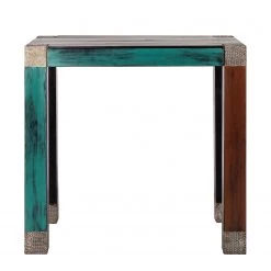 Wolf-Möbel Table d'appoint Goa - Partiellement en manguier massif - Manguier marron foncé -Meubles de salle à manger Soldes Magasin bartisch goa akazie mango teilmassiv mehrfarbig 3791960