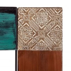 Wolf-Möbel Table d'appoint Goa - Partiellement en manguier massif - Manguier marron foncé -Meubles de salle à manger Soldes Magasin bartisch goa akazie mango teilmassiv mehrfarbig 3791968