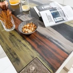 Wolf-Möbel Table de bar Goa White - Multicolore -Meubles de salle à manger Soldes Magasin bartisch goa white mehrfarbig 4030376