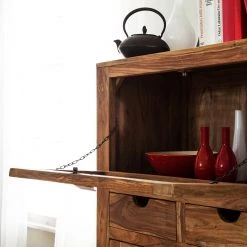 Wolf-Möbel Vaisselier Yoga - Sheesham massif - Naturel 16 Wolf-Möbel Vaisselier Yoga - Sheesham massif - Naturel -Meubles de salle à manger Soldes Magasin brotschrank yoga sheesham massiv natur 1416985