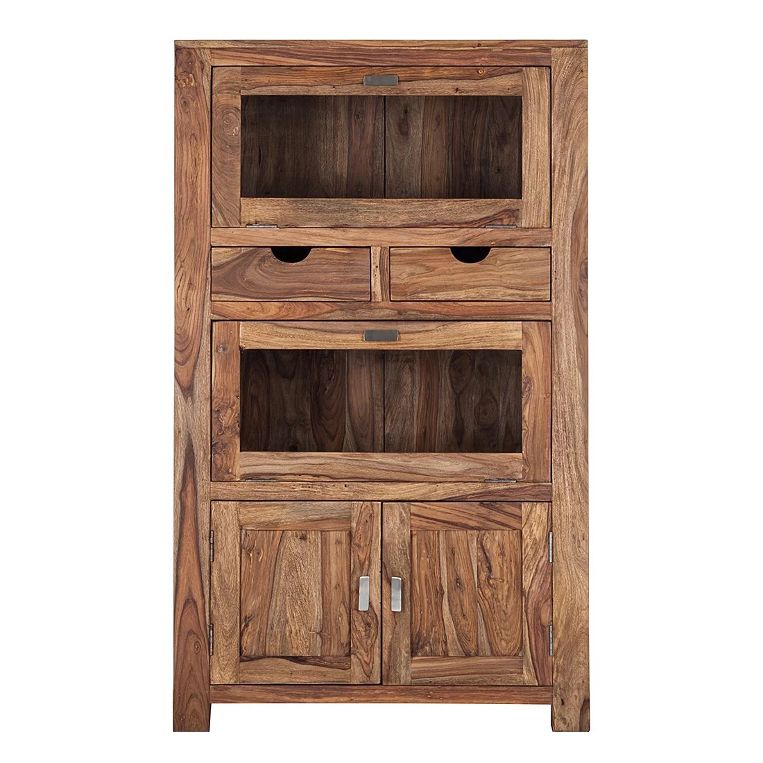 Wolf-Möbel Vaisselier Yoga - Sheesham massif - Naturel 7 Wolf-Möbel Vaisselier Yoga - Sheesham massif - Naturel – Image 7