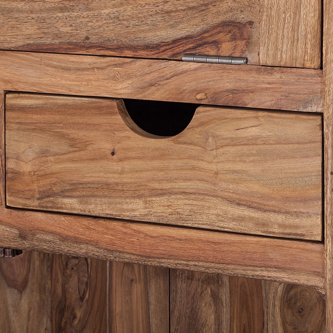 Wolf-Möbel Vaisselier Yoga - Sheesham massif - Naturel 11 Wolf-Möbel Vaisselier Yoga - Sheesham massif - Naturel – Image 11