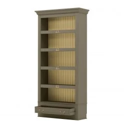 Maison Belfort Bibliothèque Azjana II - Granite / Pin crème