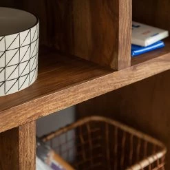 Ars Natura Bibliothèque Trangle - Sheesham massif -Meubles de salle à manger Soldes Magasin buecherregal trangle sheesham massiv 723994