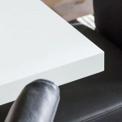 Loftscape Table extensible Anne - Blanc brillant -Meubles de salle à manger Soldes Magasin esstisch anne ausziehbar hochglanz weiss 3469289